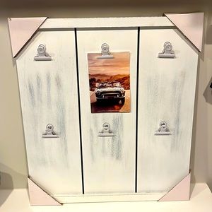 Wood panel picture board, 19 1/2”x17 1/2”, new, never used